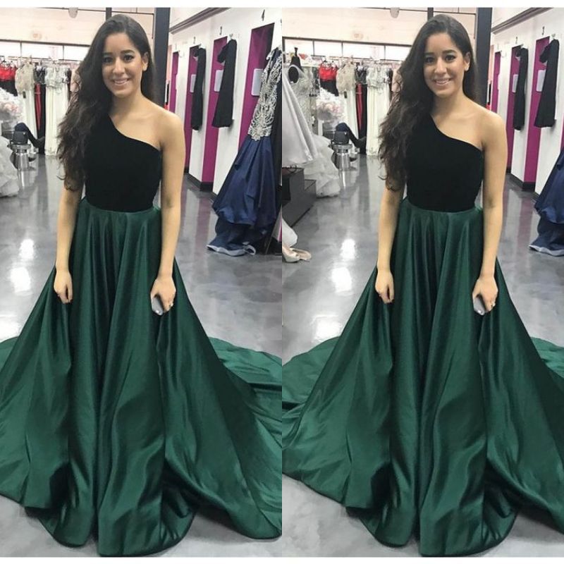 satin and velvet dress