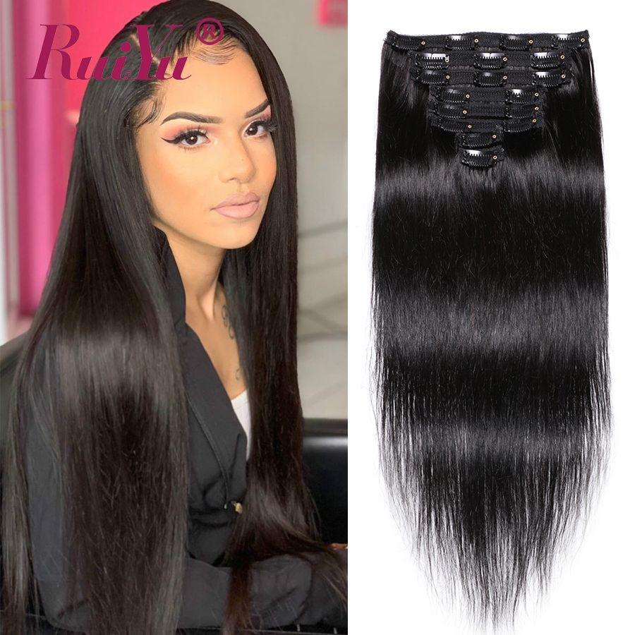 Straight Clip In Human Hair Extensions Malaysian Straight Clip On Hair Extensions 120g For Black Hair Wefts Ruiyu Natural Color Hair Extension Clips Uk Brazilian Hair Extensions From Ruiyuhumanhair 57 79 Dhgate Com