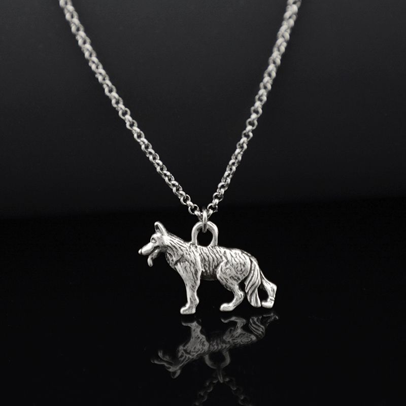 BELGIAN SHEPHERD DOG PENDANT NECKLACE WITH 18/" SILVER NECKLACE FREE GIFT BAG
