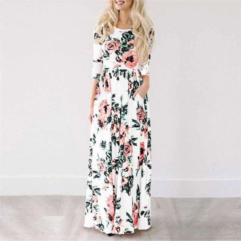 robe longue femme automne 2019
