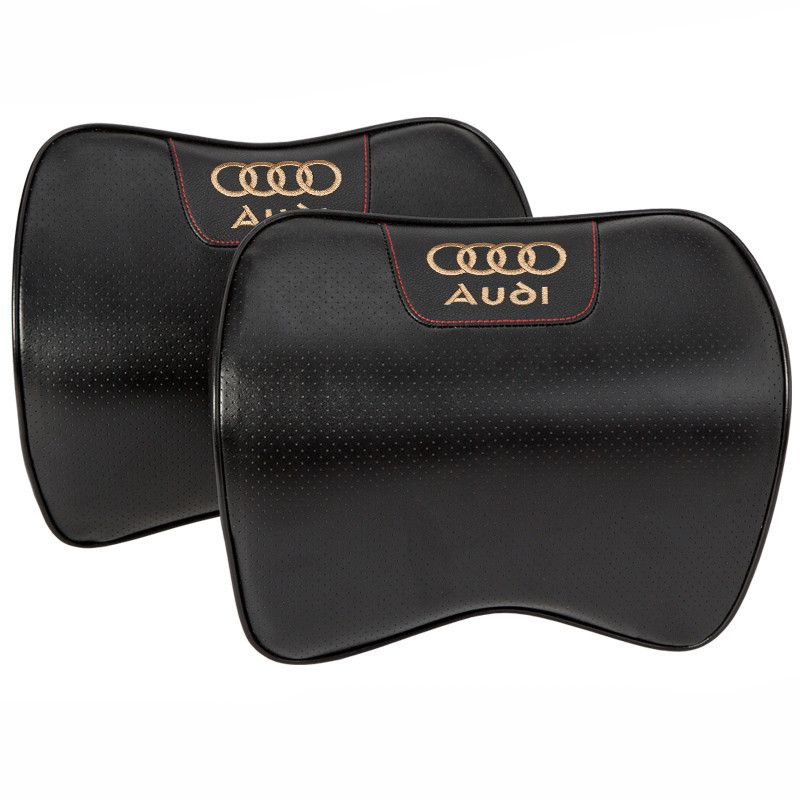 Audi Headrest Car Leather Neck Pillow Audi Accessories Heated