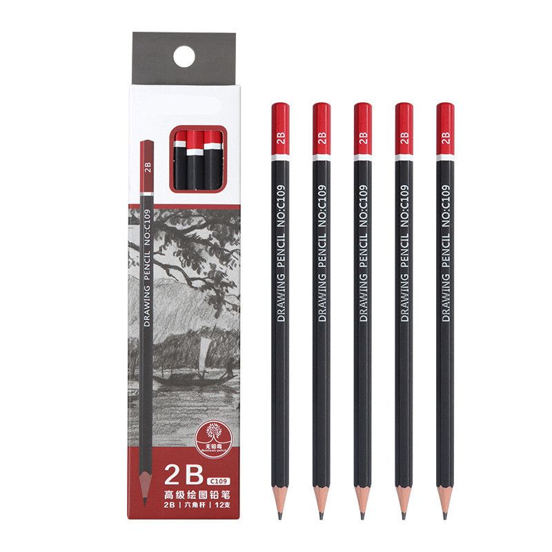 Wholesale Sketch Pencil HB 2B 3B 4B 5B 6B 8B 10B 2H 3H Soft Medium Hard  Carbon Pen Office School Drawing Pencil From Zqhero, $70.36