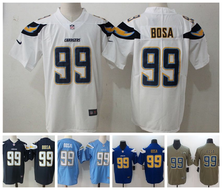 chargers stitched jerseys