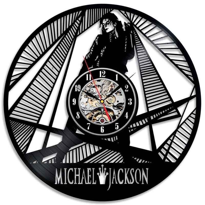 Michael Jackson Wall Clock Modern Design Cd Clocks Vinyl Wall