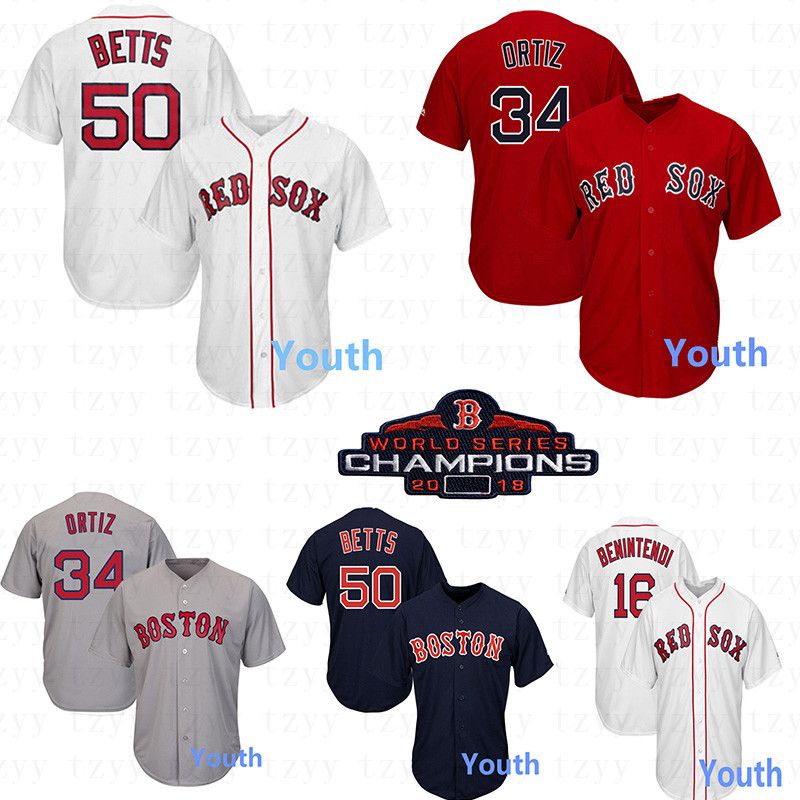 custom red sox jersey youth