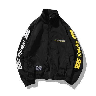 Hip Hop Youth Streetwear Fashion Jacket Casual Homme Stand Collar With
