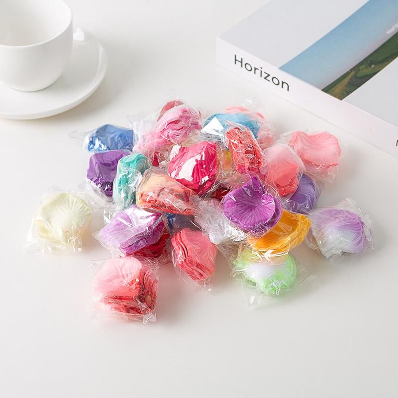 2020 Artificial Silk Rose Petals Wedding Petal Flowers ...
