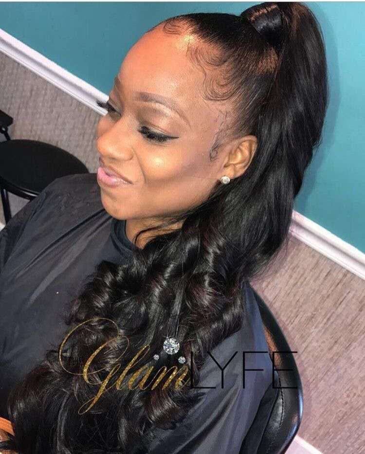 Long Curly Drawstring Ponytail Human Hair Sprial Curly Ponytail