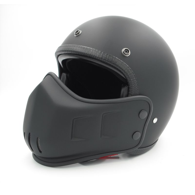 Acquistare Casco Moto Vintage FPR Open Face Con Mascherina Dirt Bike Cafe  Racer Casco Custom Cruiser Motocross Da Cross Economico | Consegna Veloce E  Qualità | It.Dhgate
