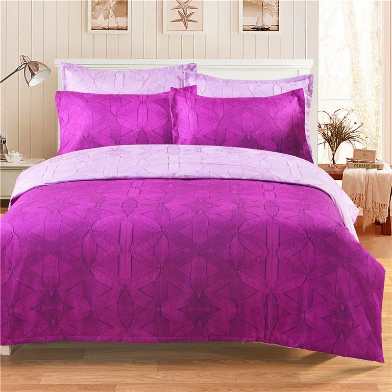 2020 Fuchsia Circles 90g Printed Duvet Cover Sets Uk Size Twin