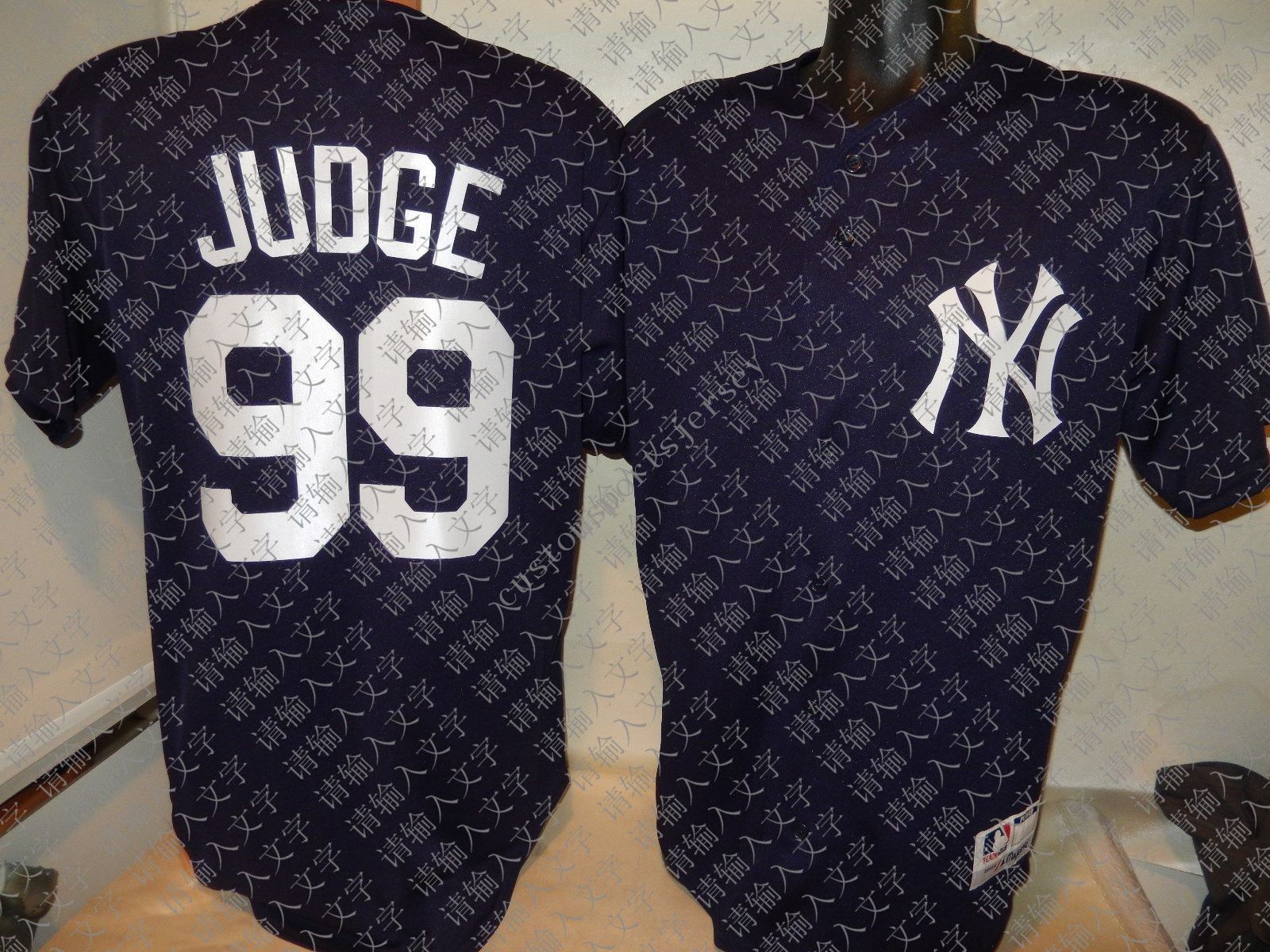 aaron judge jersey no name