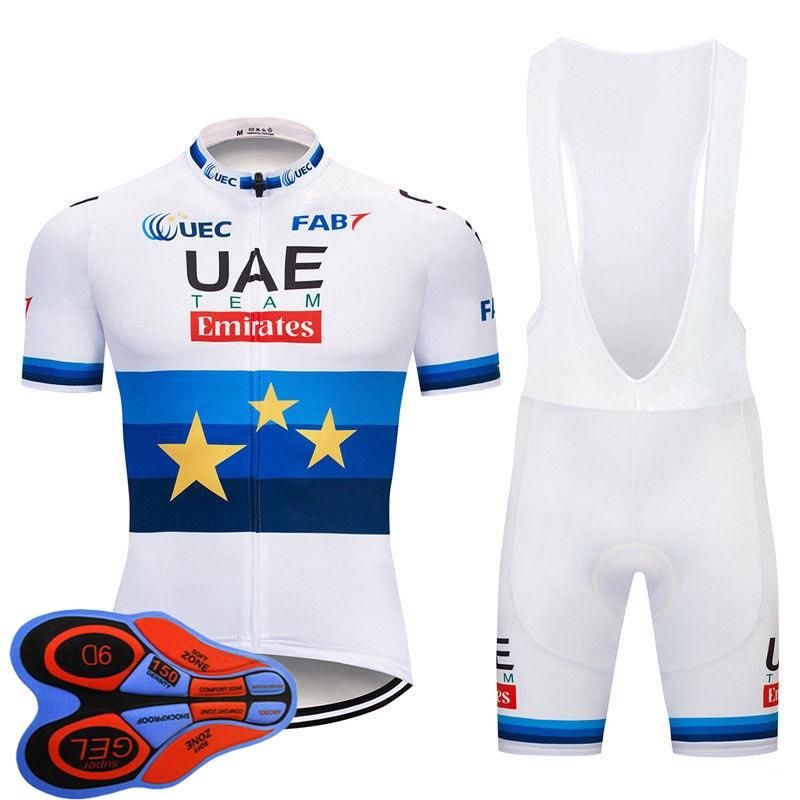 UAE Team 2019 Men Cycling Jersey MTB Bike Clothing Bicycle Shirt 