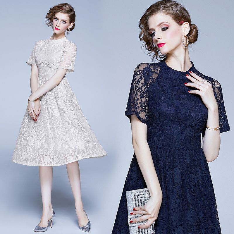 short sleeve midi summer dresses