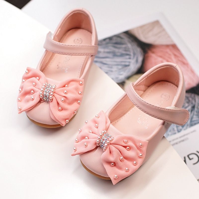Girl Shoes Patent Leather Flats Shoes Kids Girls Princess Mary Jane Party Dress