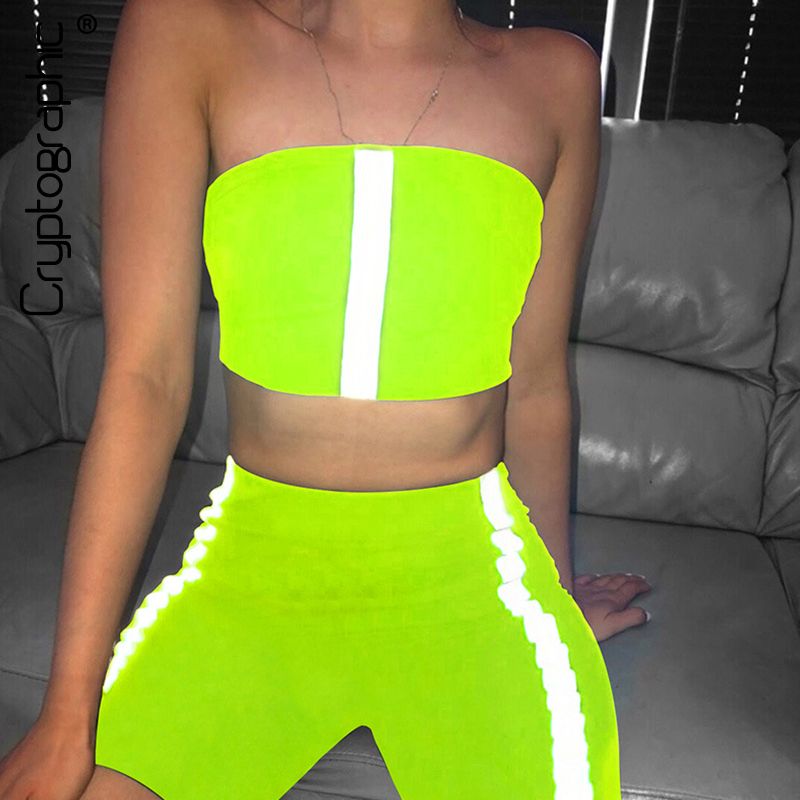 neon green sexy dress