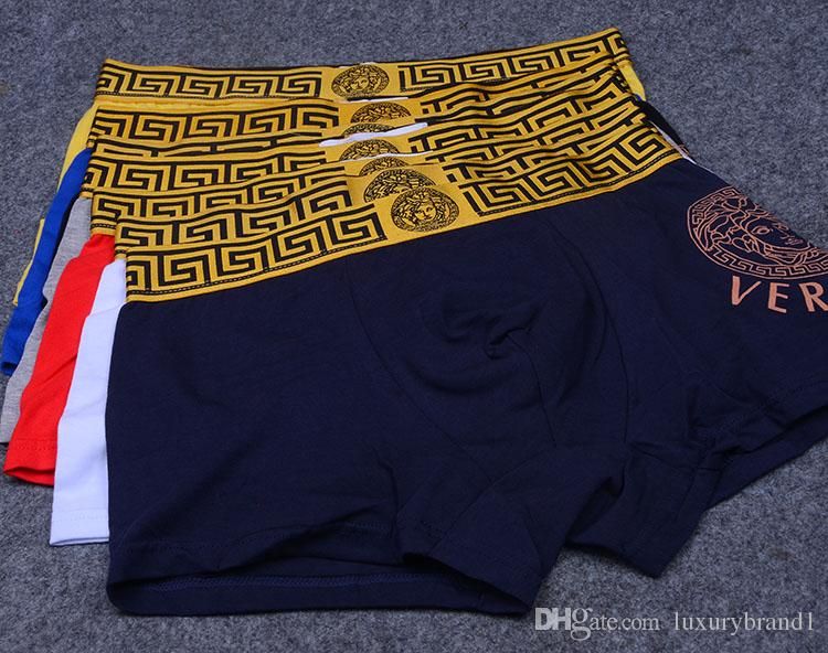 Compra Ropa Interior De Algodón 100% De Los Hombres Famosa Marca De Ropa  Interior De Lujo Envío Gratis 3 Piezas De Ropa Interior Masculina Con Una  Caja Barato | Entrega Rápida Y