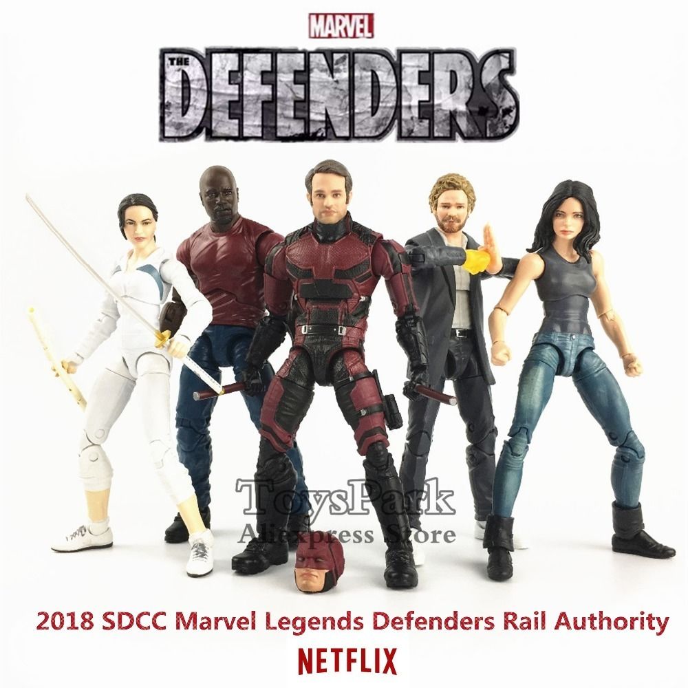 marvel legends defenders rail authority