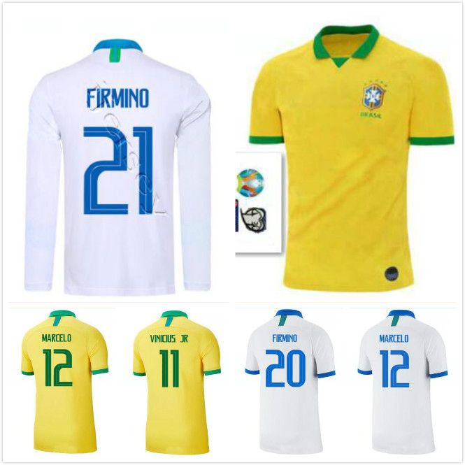 Copa America Brazil Home Soccer Jersey 