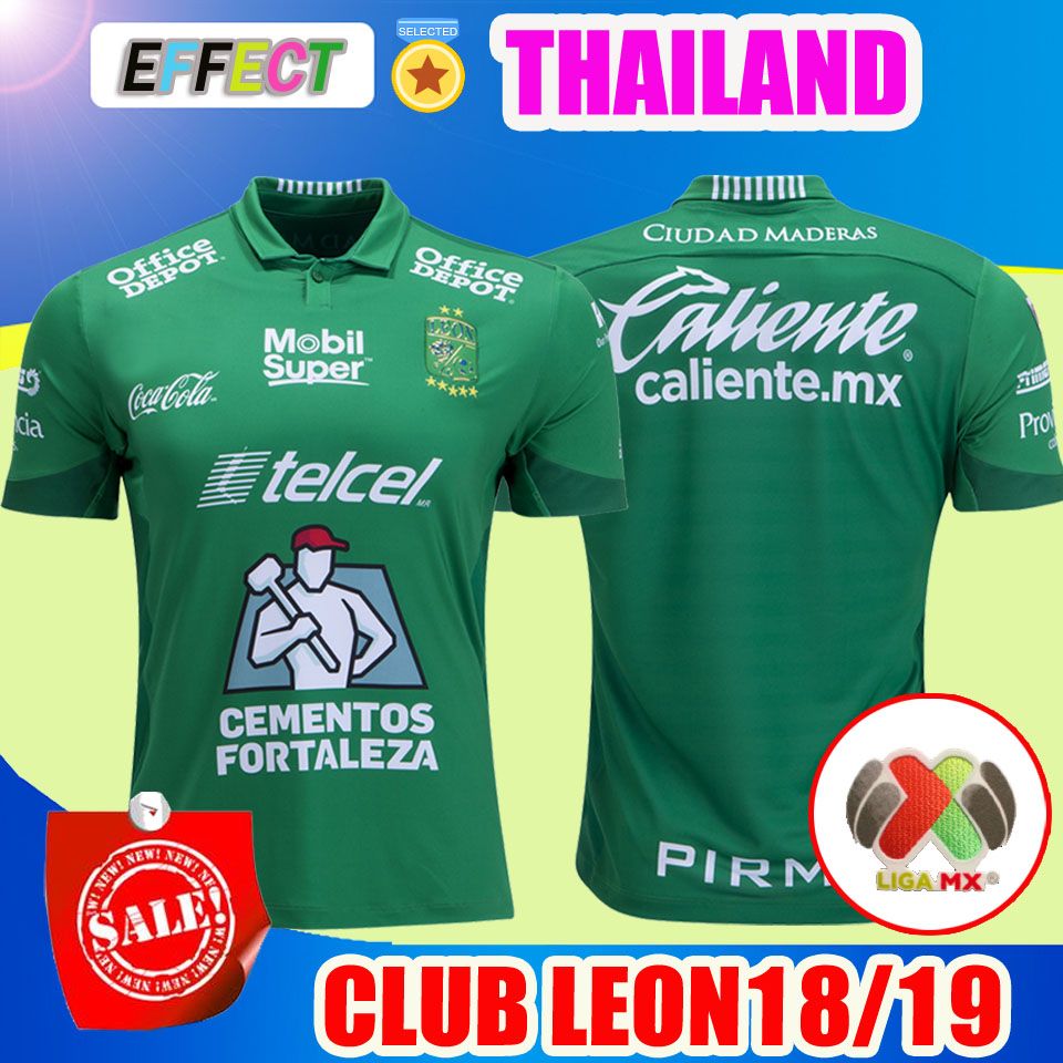 21 18 19 Mexico Club Leon Fc Soccer Jersey Home Green Necaxa 18 19 Liga Mx Football Shirts Free Patchs Size S Xxl From Firesport 13 48 Dhgate Com