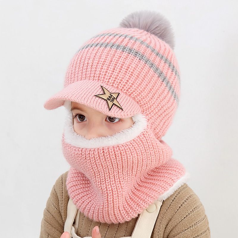 Toddler Warm Cap Antlers Hat Woolen Caps Kids Baby Knitted Cute Accessories