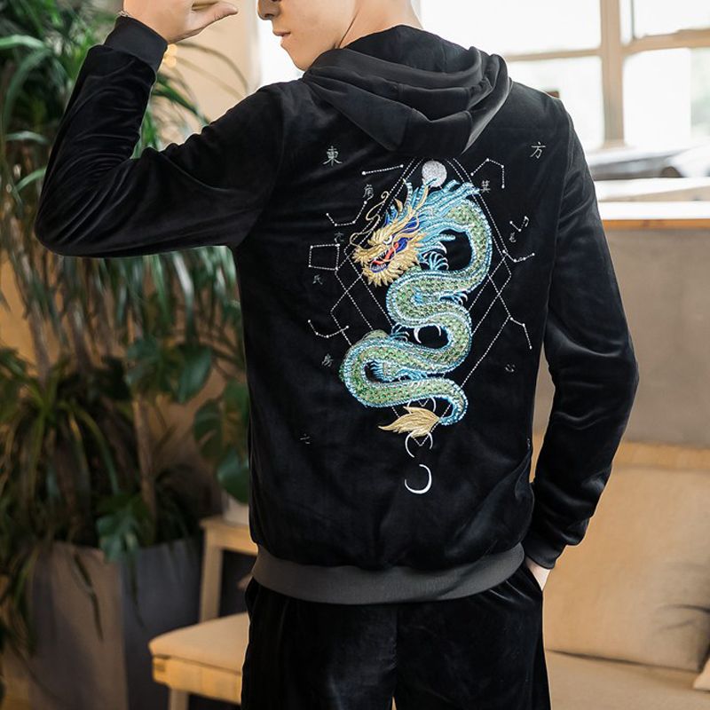 dragon hooded jacket