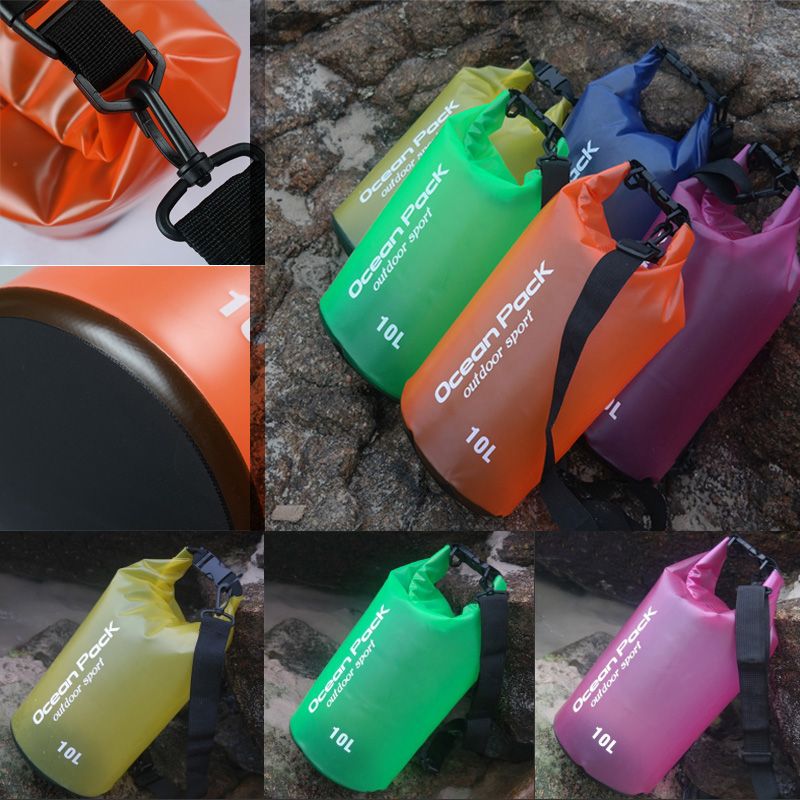 30L PVC Waterproof Dry Bag Sack Ocean Pack Floating Boating Kayaking Camping UK