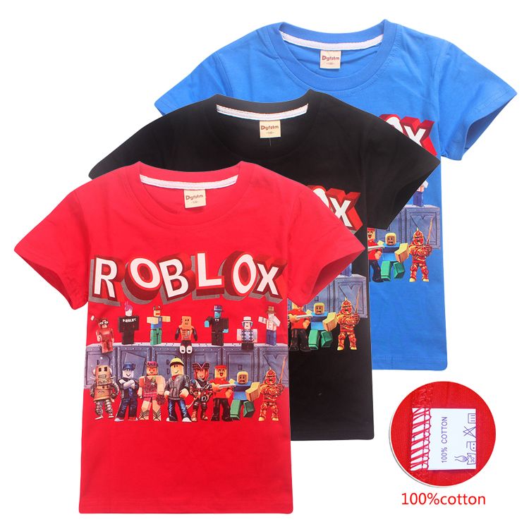 2020 Roblox Kids Tee Shirts 6 14t Kids Boys Girls Cartoon Printed Cotton T Shirts Tees Kids Designer Clothes Ess248 From E Popshop 5 86 Dhgate Com - roblox shirts for kids