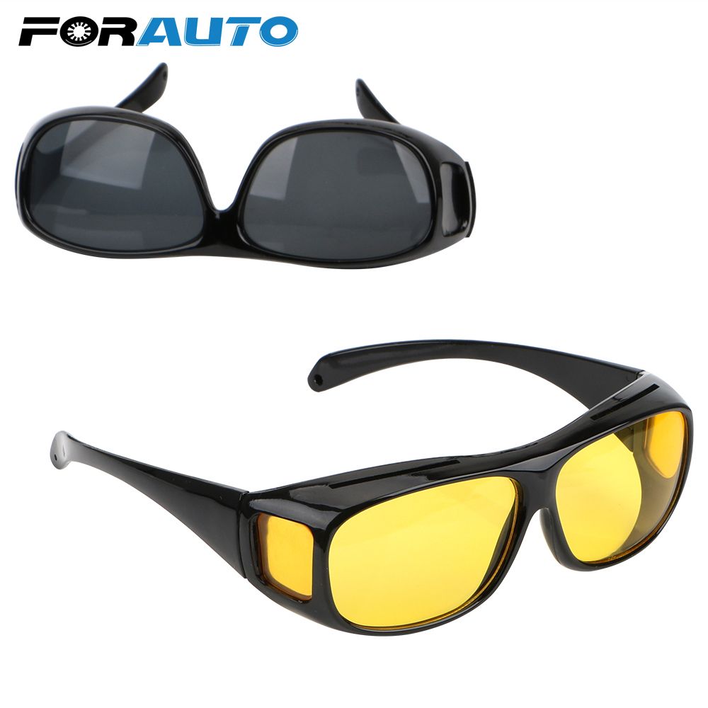 Antirreflejo HD Amarillo Visión Nocturna Gafas de sol Gafas de conducción para hombres y mujeres 