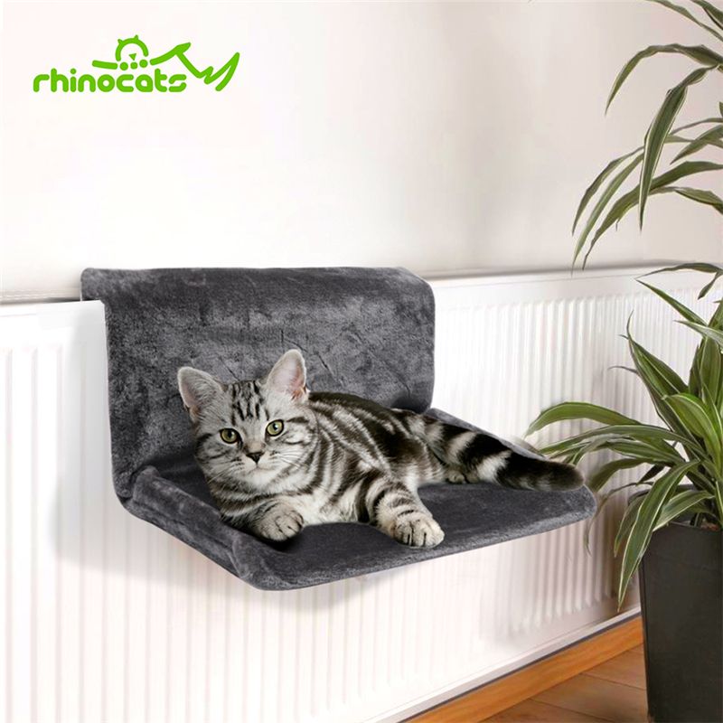 Acheter Hamac Rhinocats Cat Cage Fenetre De Radiateur Lit Lounger Roulements Coussin Cama Gato Chaud Reglable Pour Tablette Siege Maison Chats Animaux T0101 De 31 Du Xue009 Dhgate Com
