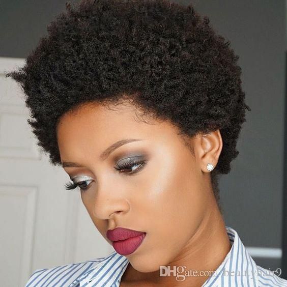 New Arriving This New Hairstyle Short Cut Kinky Curly Wig