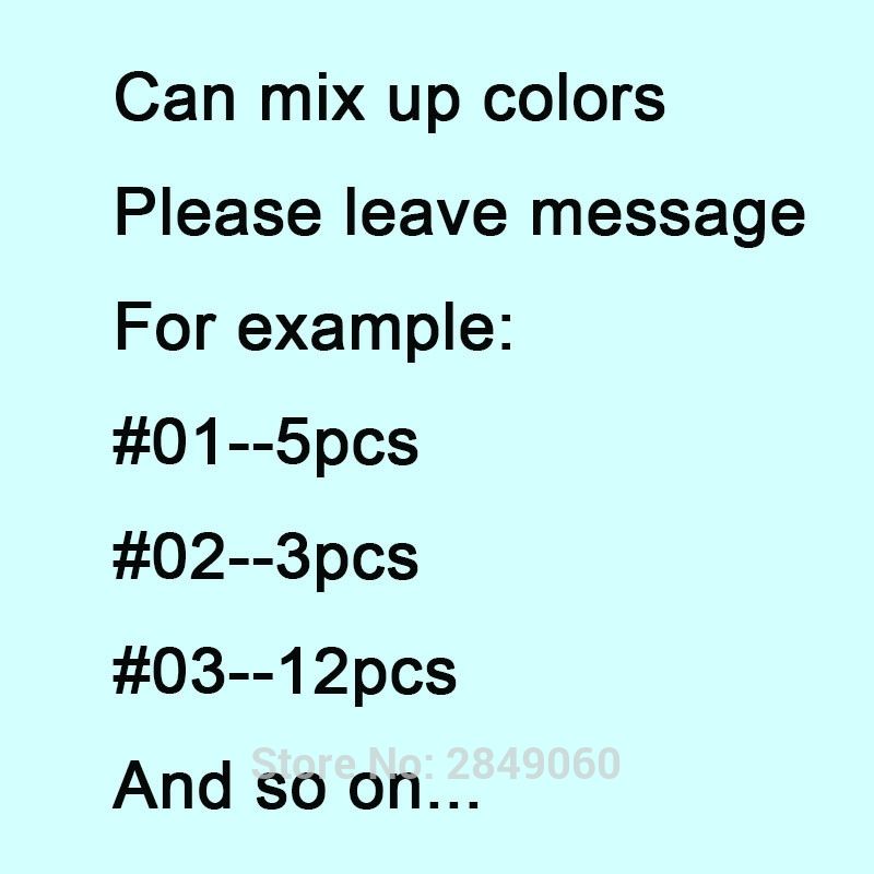 Je kunt kleuren 45x45cm mengen