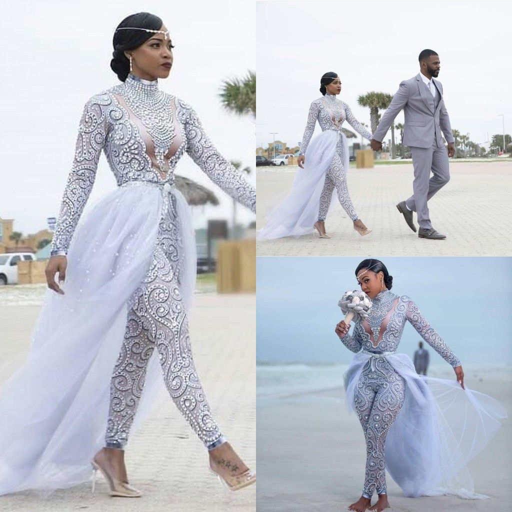 beaded jumpsuit