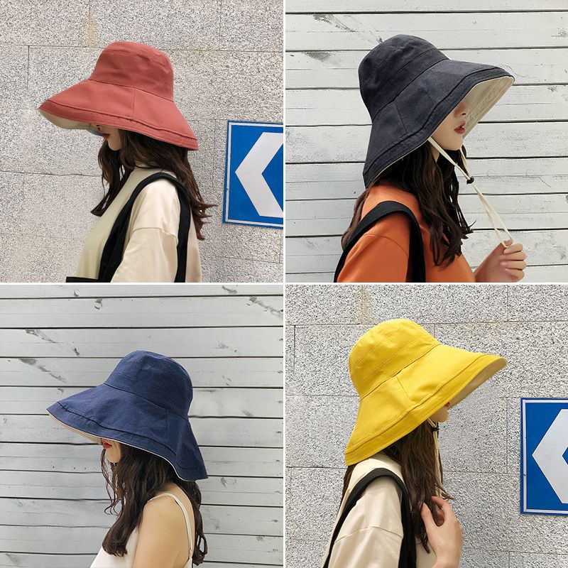 Beautiful New South Island New Summer Unisex Cotton Fashion Fishing Sun Bucket Hats for Kid Teens Women and Men with Customize Top Packable Fisherman Cap for Outdoor Travel