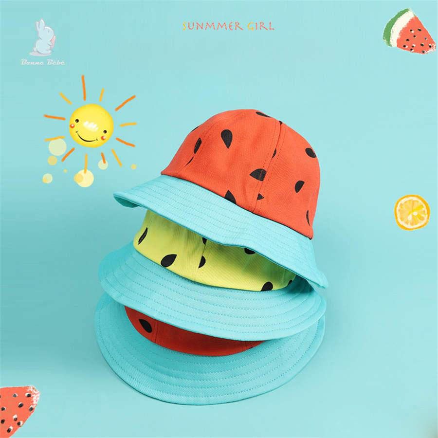 Acheter Chapeau Pour Enfants Pasteque Pecheur Chapeaux Hommes Et Femmes Bebe Parasol Chapeau De Soleil Chapeau Voyage Fruits Parentalite Chapeau De 2 73 Du Caige Fr Dhgate Com