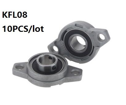 BRDI21935 Bearings 4Pcs Kfl08 Pillow Block Bearing 8mm Bore Diameter Zinc Alloy Rhombic Flange Bearing for CNC BRDI21935 Bearings 4Pcs Kfl08 Pillow Block Bearing 8mm Bore Diameter Zinc Alloy Rhombic Flange Bearing for CNC