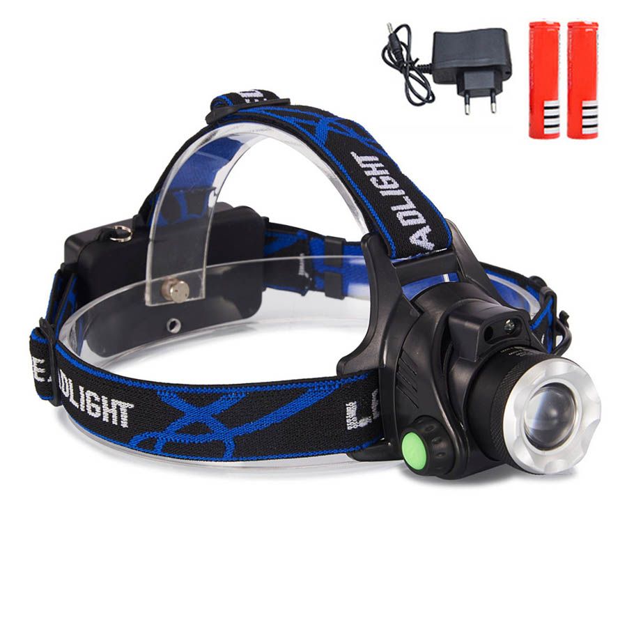 Headlamp LED Fishing Headlight 3 Modes Zoomable Waterproof 18650 Torch Bulbs Headlamp LED Fishing Headlight 3 Modes Zoomable Waterproof 18650 Torch Bulbs