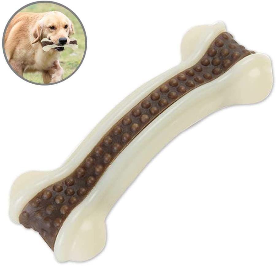 dentley's dog chews stuffed bone