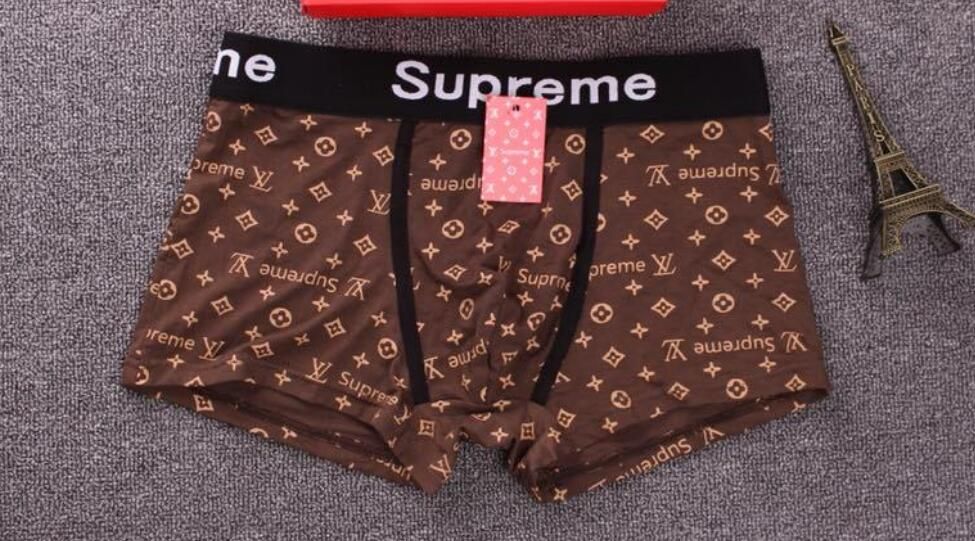 1Pcs Louis Vuitton Men's Underwear Cotton Boxers Turnks Briefs Shorts LV02