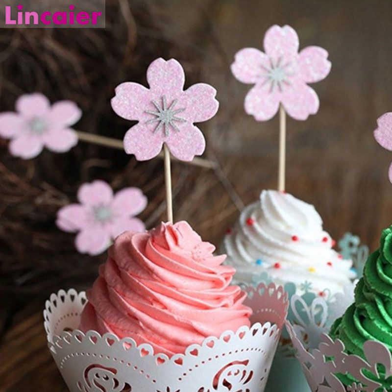 Grosshandel 10 Stucke Prinzessin Kirschbluten Cupcake Topper Alles