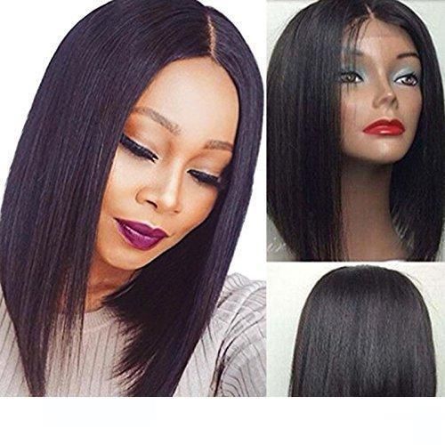 A Dora 18 Inch Stock Top Quality Glueless Short Bob Cut Wigs Human Hair Peruvian Virgin Hair Full Lace Wigss Bob For Black Woman A Dora 18 Inch Stock Top Quality Glueless Short Bob Cut Wigs Human Hair Peruvian Virgin Hair Full Lace Wigss Bob For Black Woman