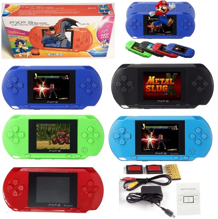 pxp3 portable handheld video game system