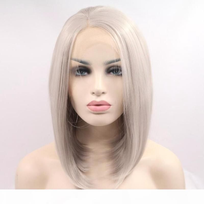 short silver wig