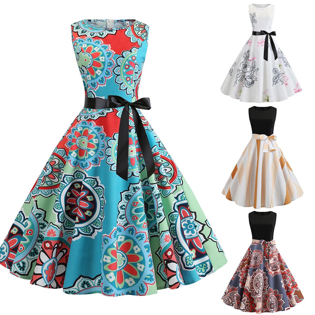 retro spring dresses