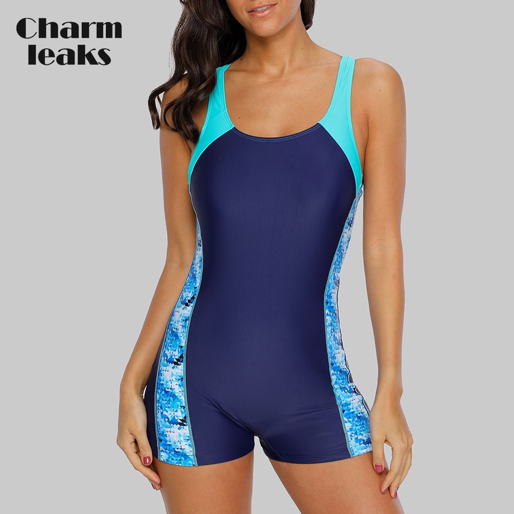Compra Charmleaks Mujeres Deportes One Piece Traje De Baño Atlético  Racerback Swimwear Pad Bikini Beyleg Beach Wear Bañarse Trajes Monokini  Barato | Entrega Rápida Y Calidad | Es.Dhgate