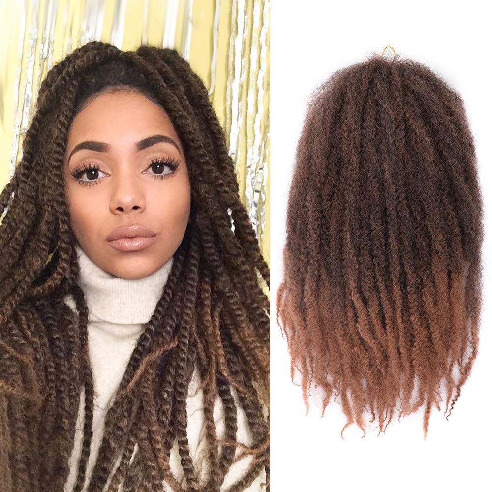 2019 18inch Afro Twist Braiding Hair 18inch Marley Braiding Hair