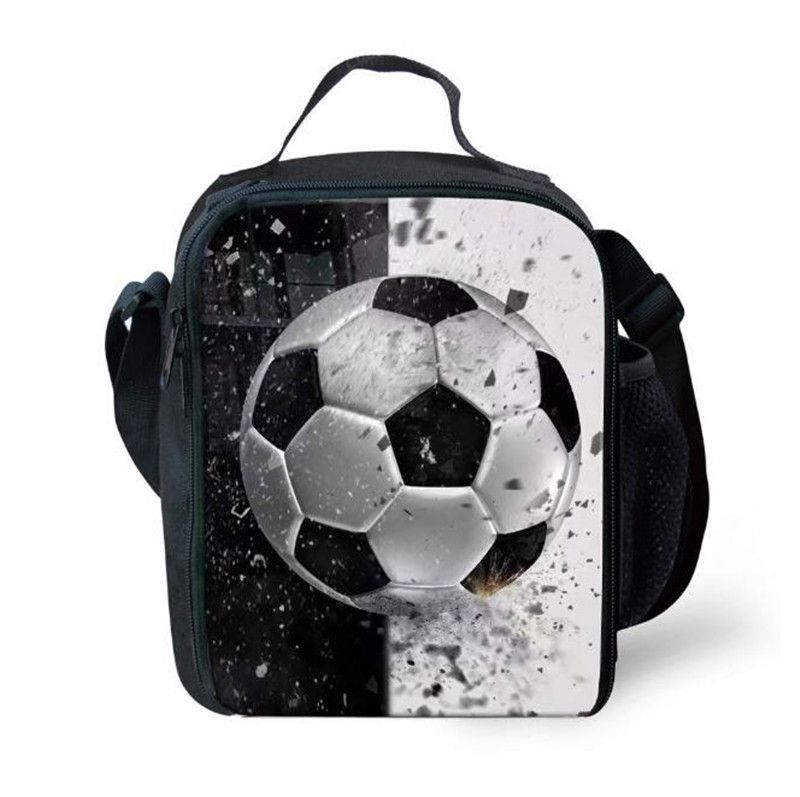 soccer lunch bag
