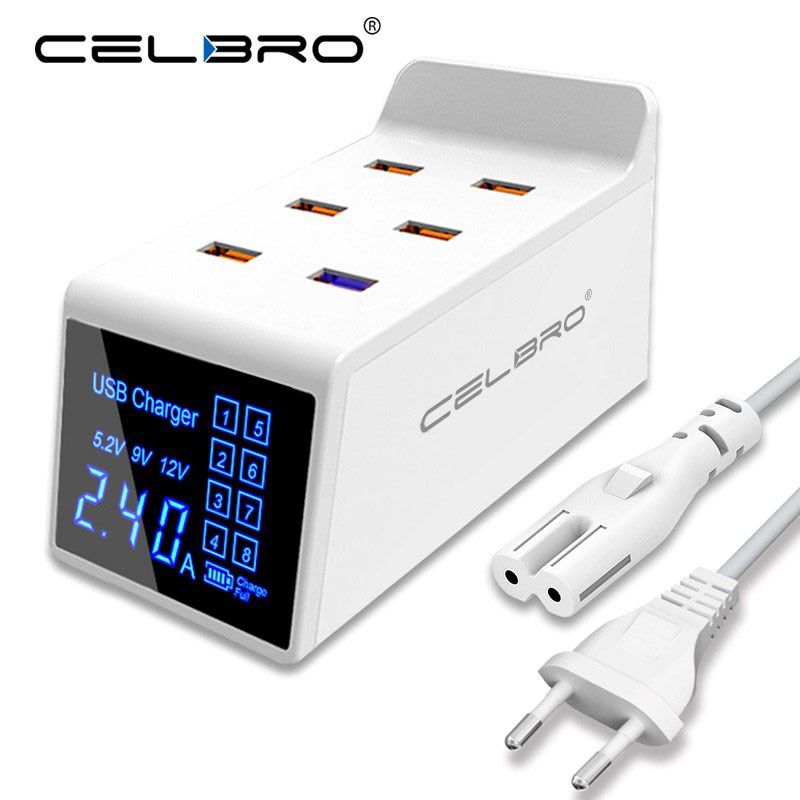 Cargador De Pared Usb 3.0 De Carga Rápida Estaci 6 Puertos Cargador De Pared Usb 3.0 De Carga Rápida Estaci 6 Puertos