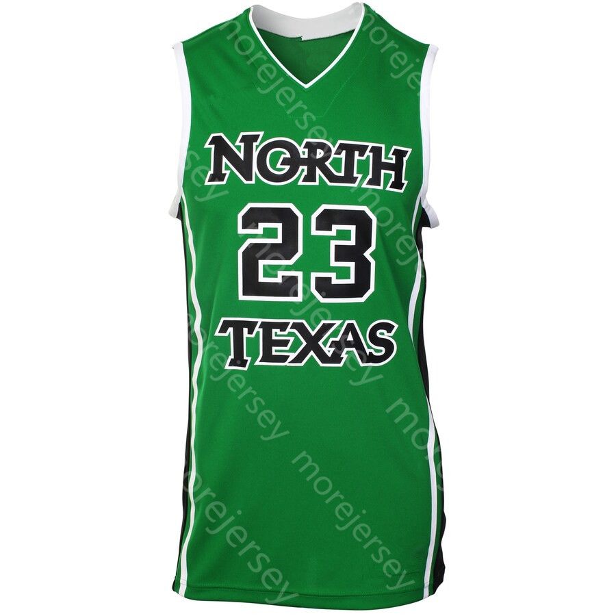 Nike North Texas Mean Green 23 Replica Basketball Jersey Green