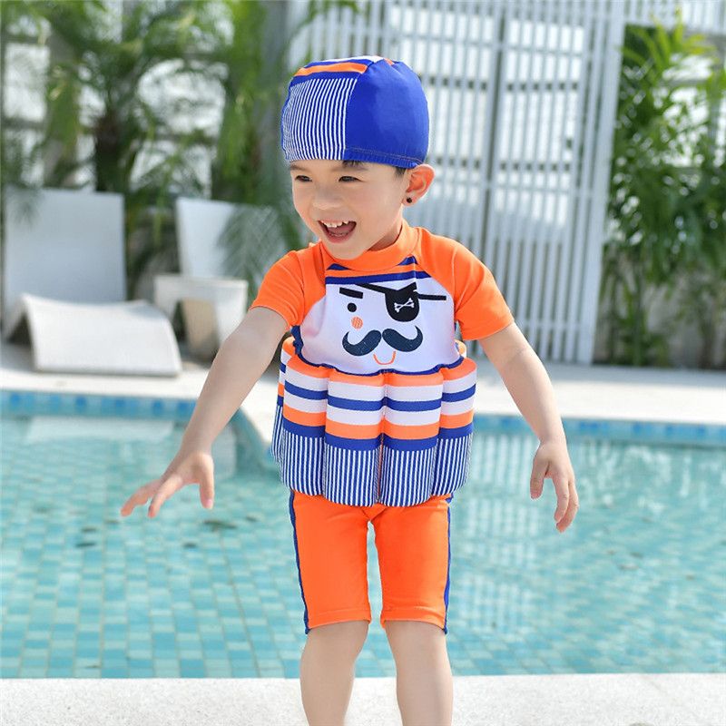 baby boy swimsuit with floats