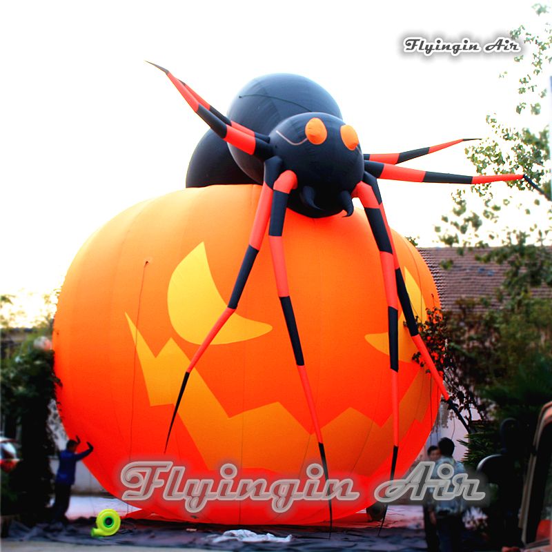 Acheter Pas Cher Horrible Halloween Gonflable Tête De Citrouille Diabolique  Réplique 6M Hauteur Ballon Modèle De Citrouille Avec Araignée Pour Club De  Nuit Et Décoration De Bar Du 1.715,01 € | Fr.dhgate